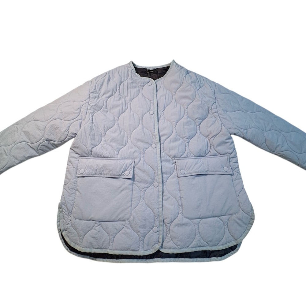 Women's Quilted Jacket - Light Blue